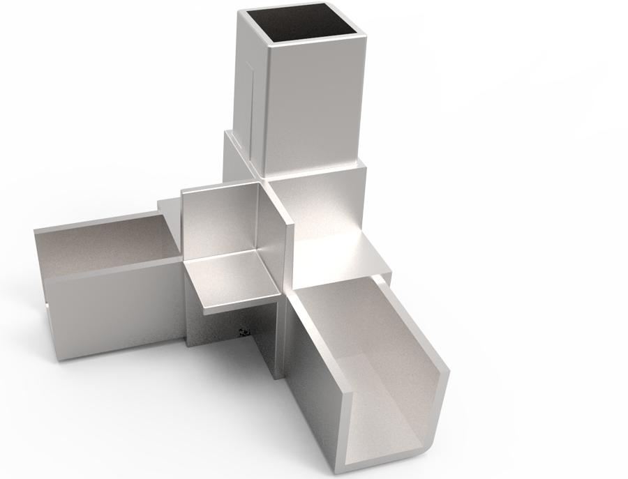 کرنر آلومینیومی 2 سانت استاندارد