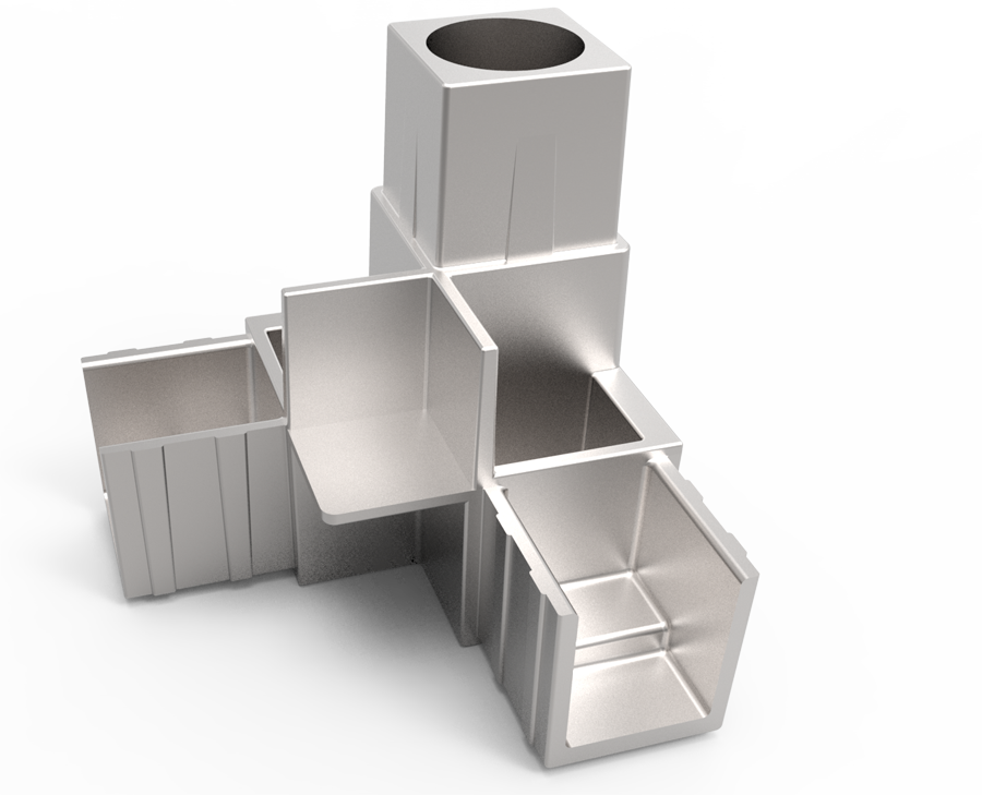 کرنر آلومینیومی 3 سانت استاندارد