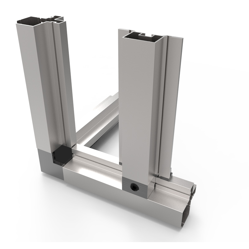 فریم آلومینیومی 4 سانت -پخ دار هایژنیک