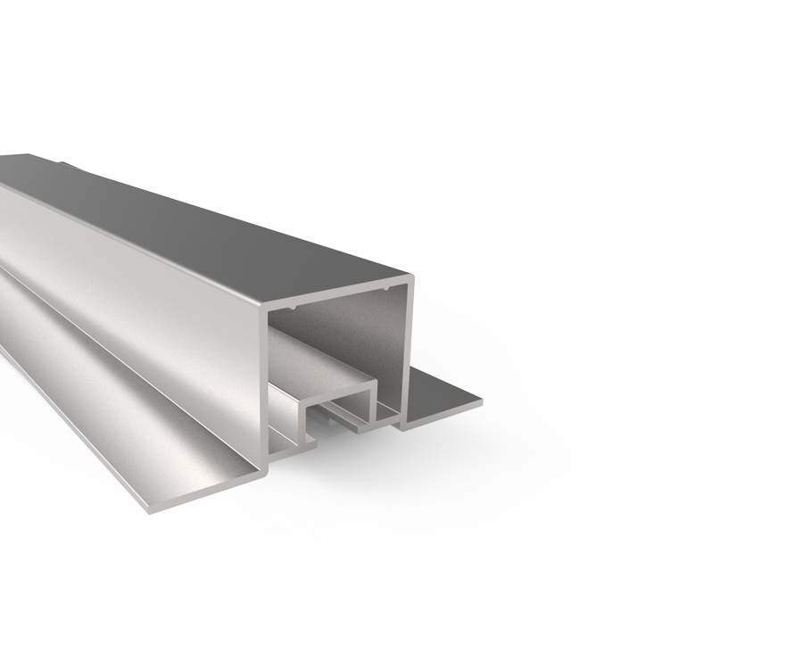پروفیل آلومینیومی سپری 3 سانت شیاردار